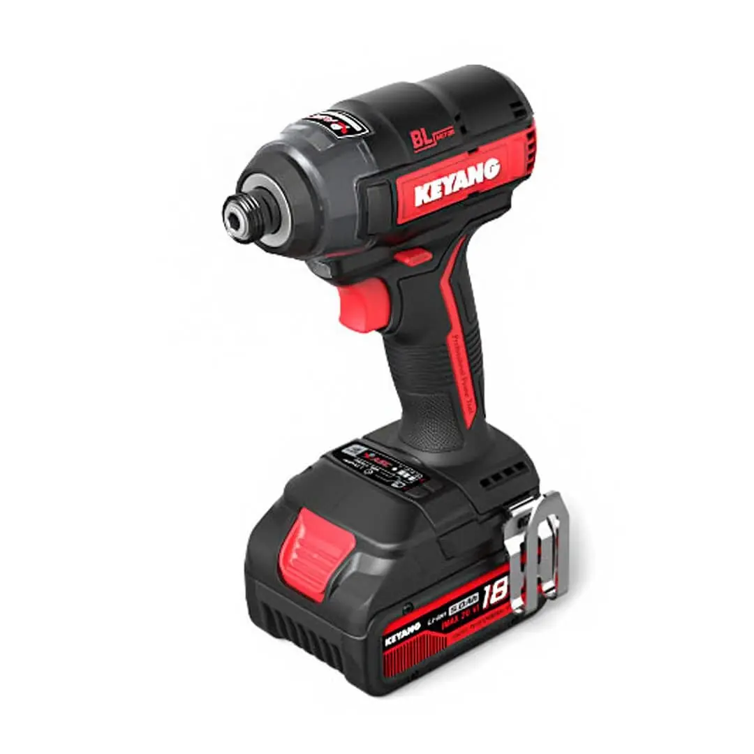 Keyang ID18BLA 18V 5.0AH Akülü Darbeli Vidama Makinesi 2 Akü Şarj Cihazı