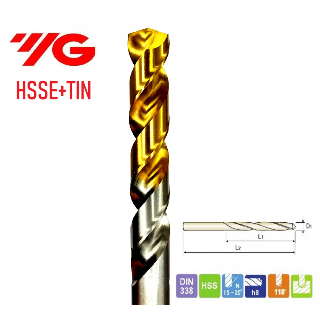 12.1MM TIN KAPLI MATKAP UCU GOLD-P YG1