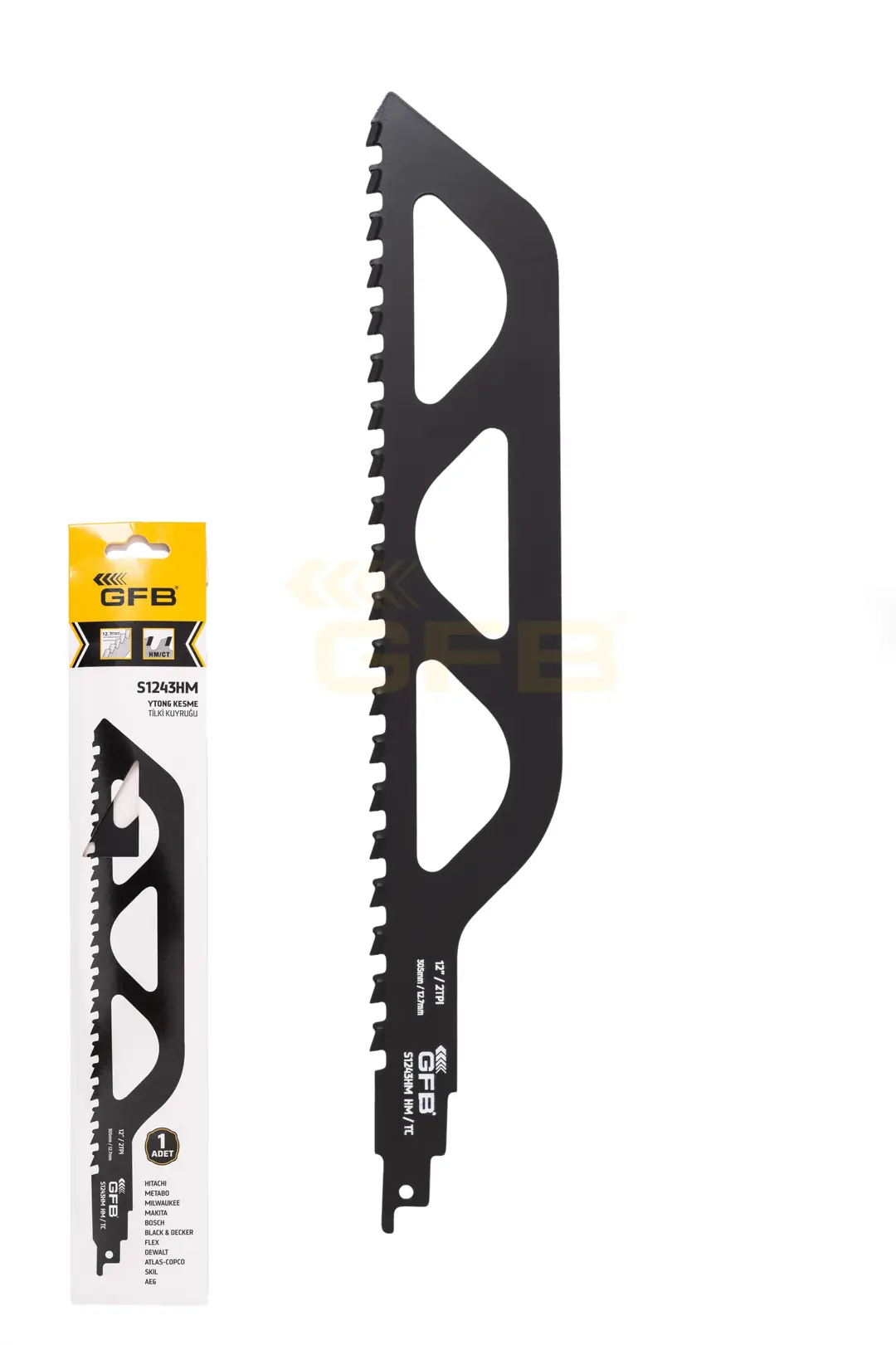 S1243HM 1Lİ PAKET YTONG TUĞLA KESME TİLKİ KUYRUĞU  GFB2281