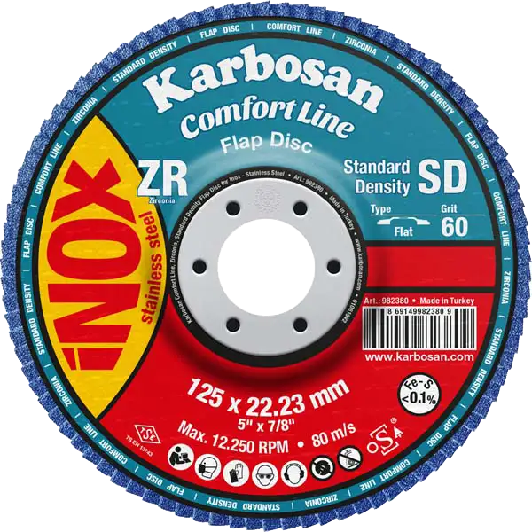 115X60KUM DÜZ COMFORTLINE ZR FLAP DİSK ZXR11 HD K