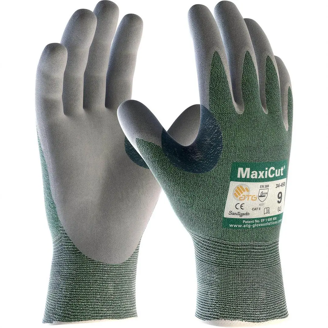 ATG MaxiCut® 34-450 Kuru Ortamlar İçin Kesilme Dirençli İş Eldiveni No:9