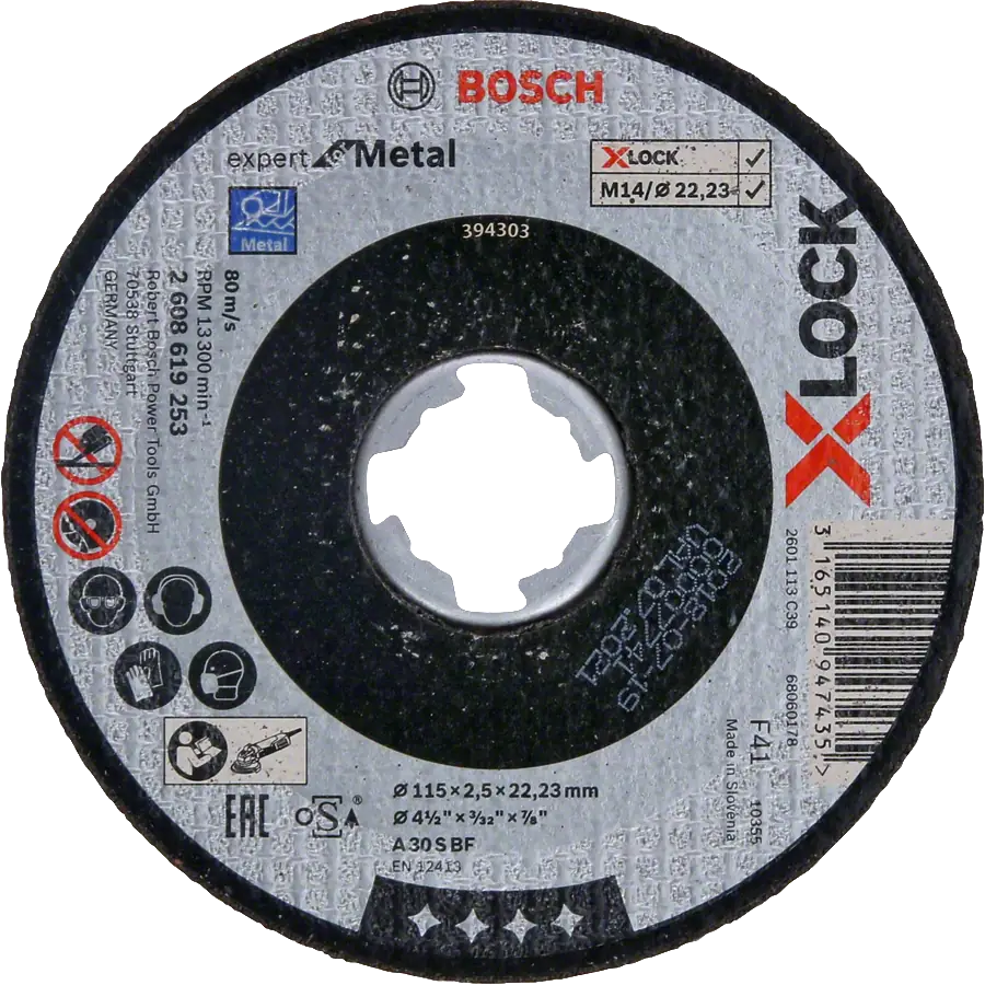 X-LOCK 115X2,5 MM EXPERT FOR METAL DÜZ BOSCH