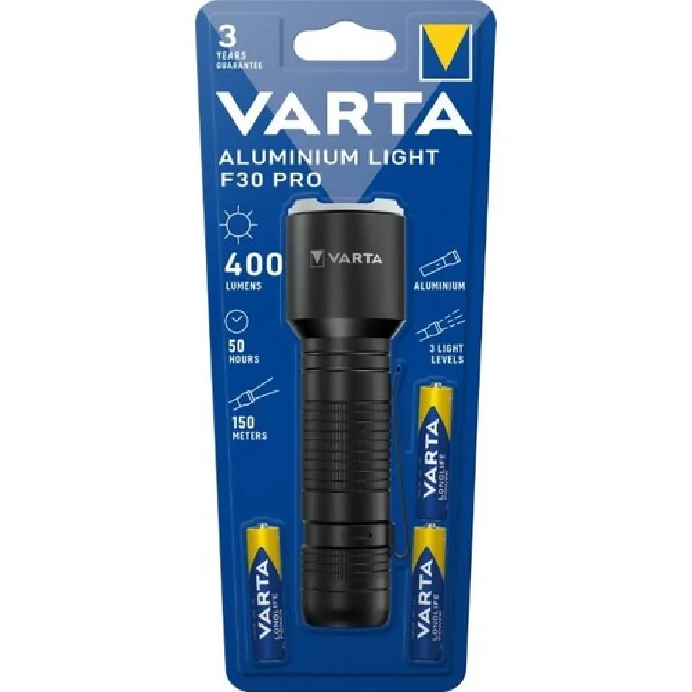 Varta F30 El Feneri Alüminyum Pilli 17608101421