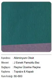 Karbosan 1250X100 Bant Zımpara 60Kum Ajfr11 973658