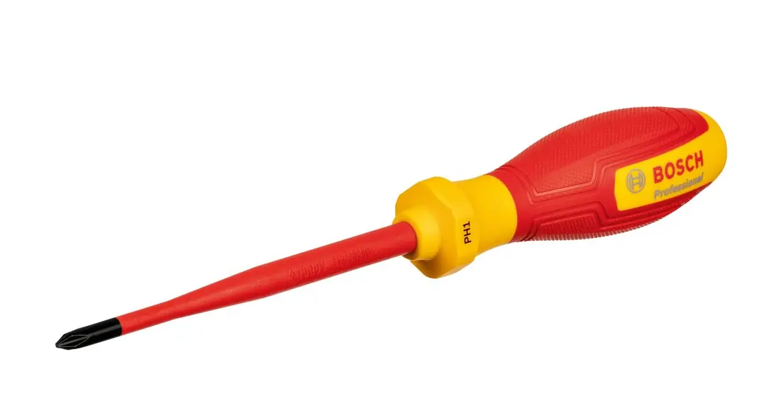 Bosch Profesyonel VDE Yıldız Tornavida PH1 x 100mm 1600A02NB8