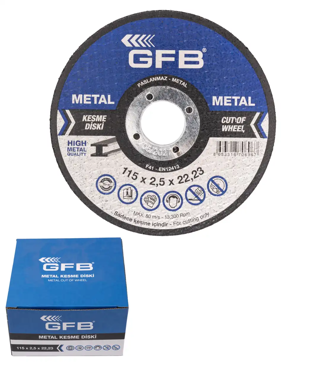 115X2,5 METAL KESME TAŞI GFB GFB2355