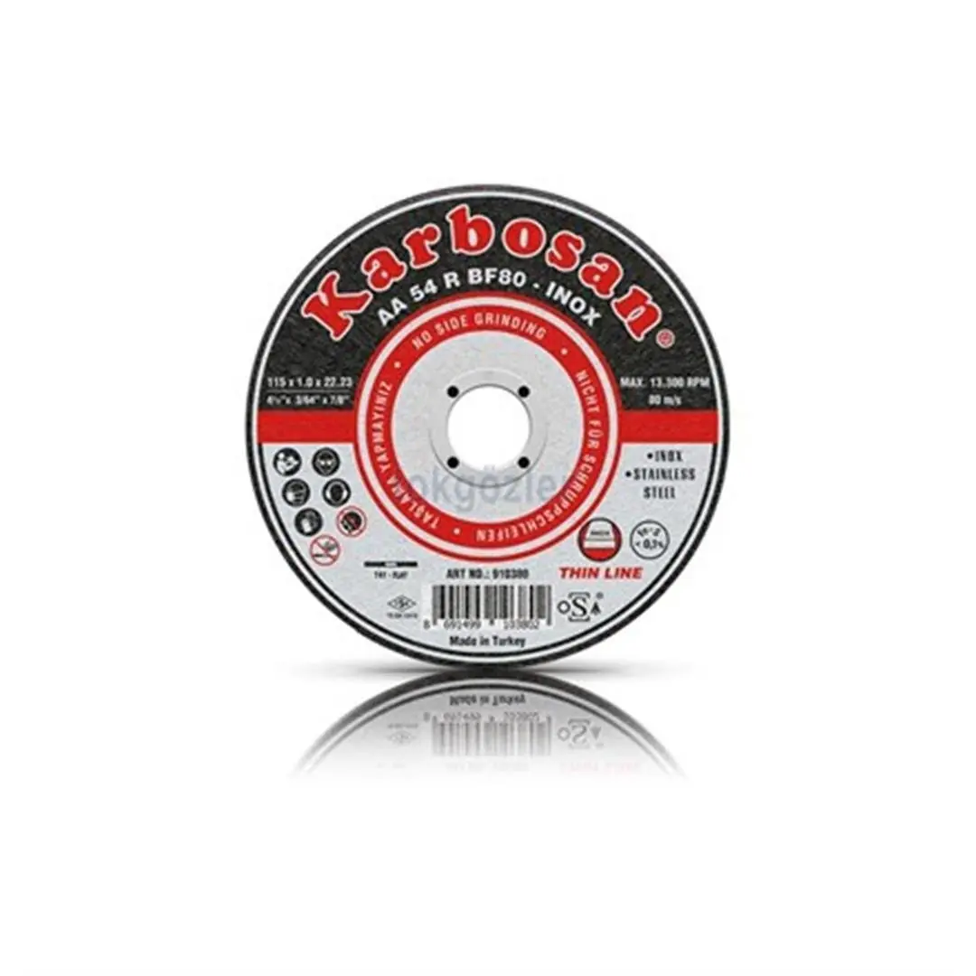 180X3X22 INOX DÜZ KESME TAŞI KARBOSAN