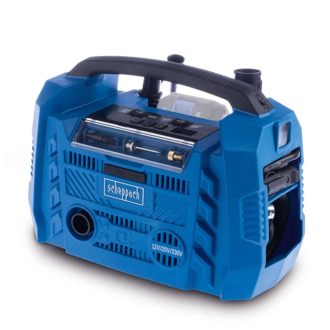 Scheppach Airforce 6 Taşınabilir Kompresör Hem Elektrkli Hem De Akülü 5906159901