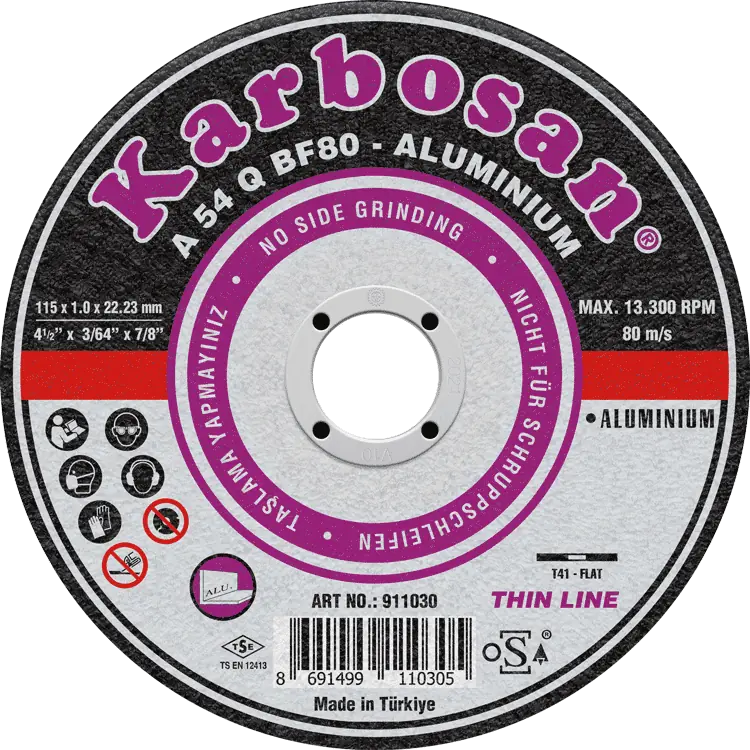 115X3X22 ALÜMİNYUM BOMX KESME TAŞI KARBOSAN