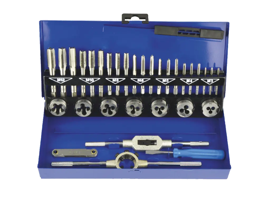 33 PARÇA M3-12 HSS KILAVUZ PAFTA TAKIMI MAIER