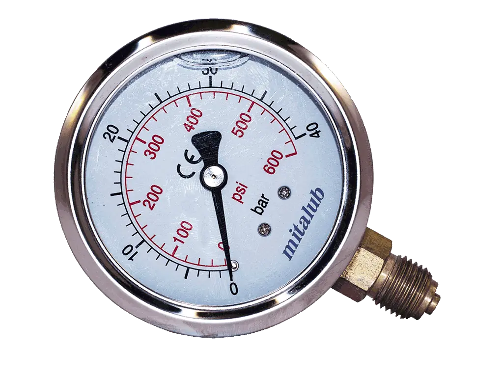 ÇAP63 GLİSERİNLİ MANOMETRE ALT BAĞL. 10 BAR G1/4"