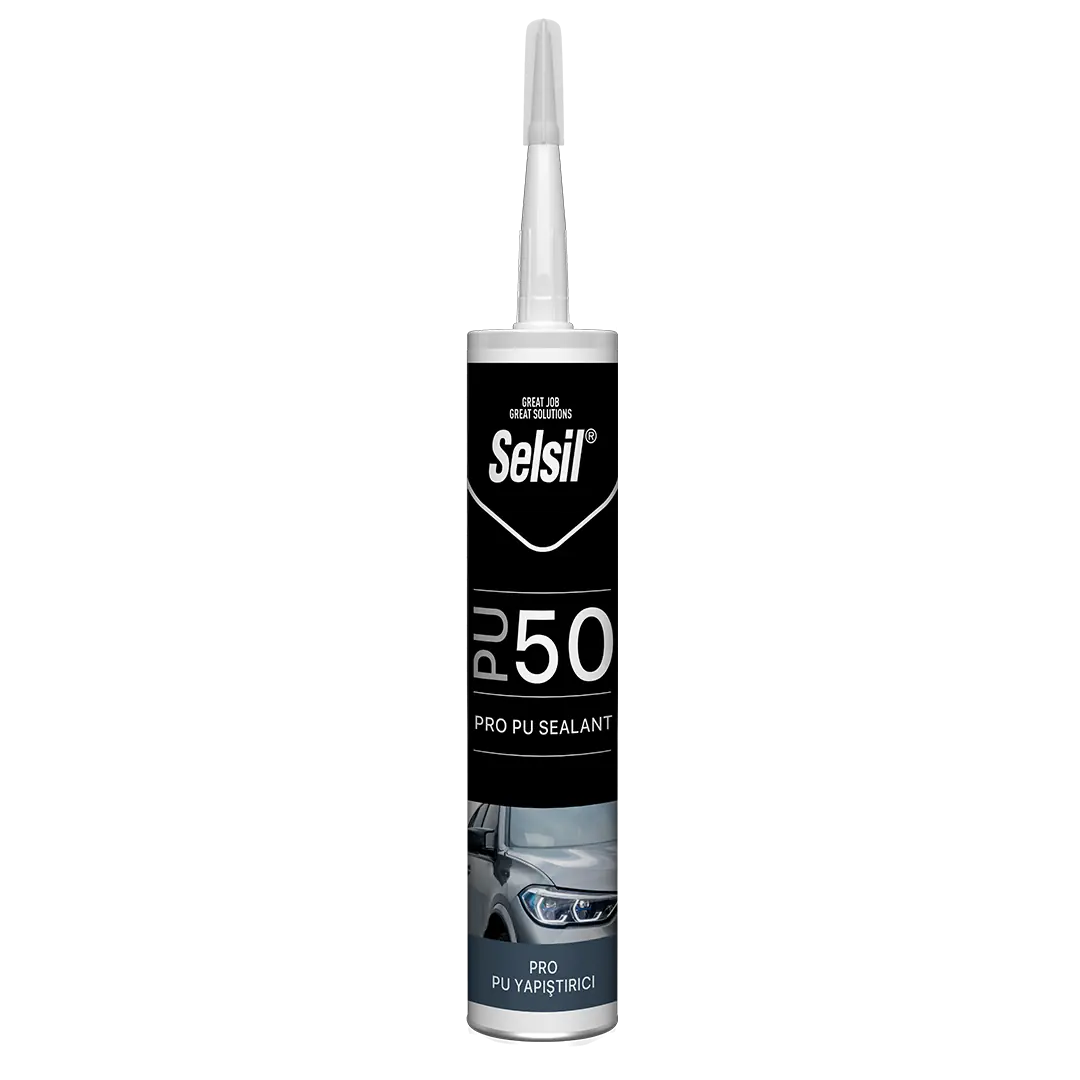 SELSiL PU50 PROFESYONEL PU MASTIK 280 ML SIYAH