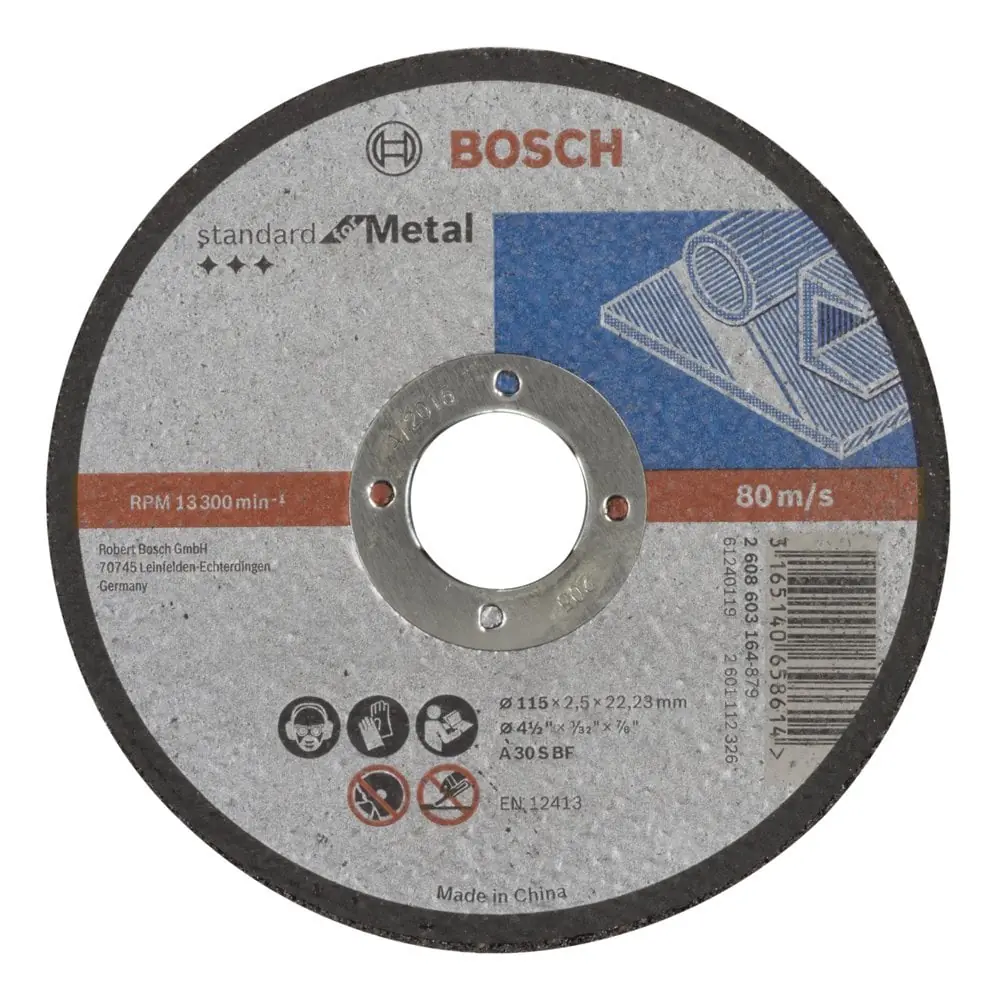 115X2,5 MM STANDARD FOR METAL DÜZ BOSCH