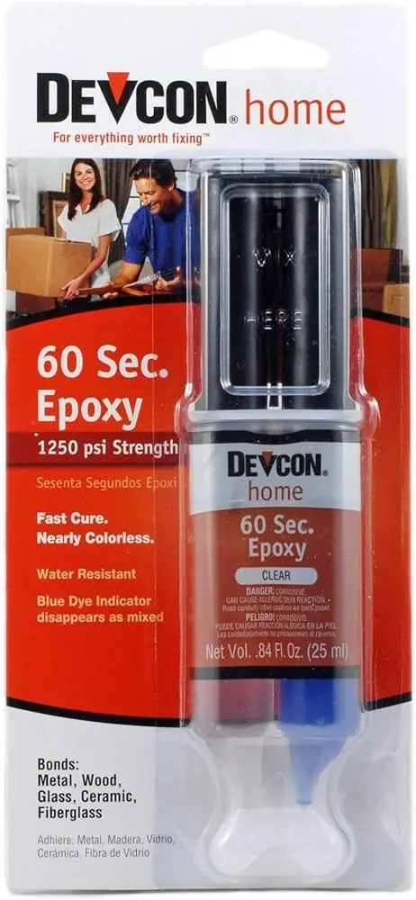 25Ml Genel Amaçlı Epoksi Yapıştırıcı 60 Saniyede Kurur DEVCON