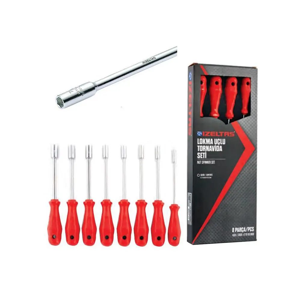 8'Lİ LOKMA UÇLU TORNAVİDA SETİ İZELTAŞ