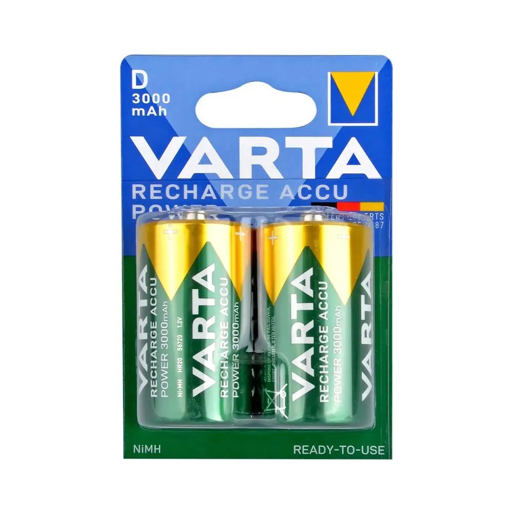Varta Şarjlı D Pil 3000 Mah 56720101402 1 Adet