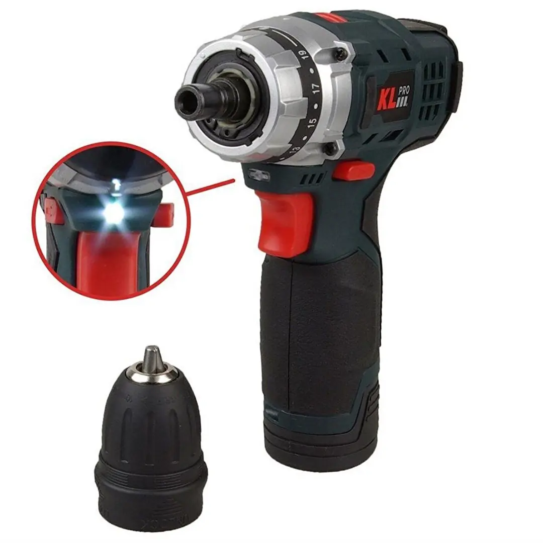 10.8V 2.0AH ŞARJLI DARBESİZ VİDALAMA/MATKAP KLPRO