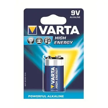 Varta 9 Volt Pil High Enerji 4922121411