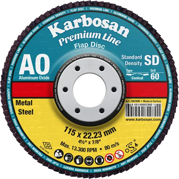 115X60KUM KONİK PREMIUMLINE AO FLAP DİSK AXPR11 SD