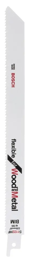 Bosch - Flexible Serisi Ahşap Ve Metal için Panter Testere Bıçağı S 1122 HF -