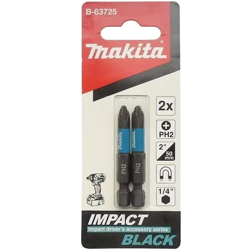 Makita B-63725 Impact Black Ph2x50 Yıldız Bits Uç 2Li Paket