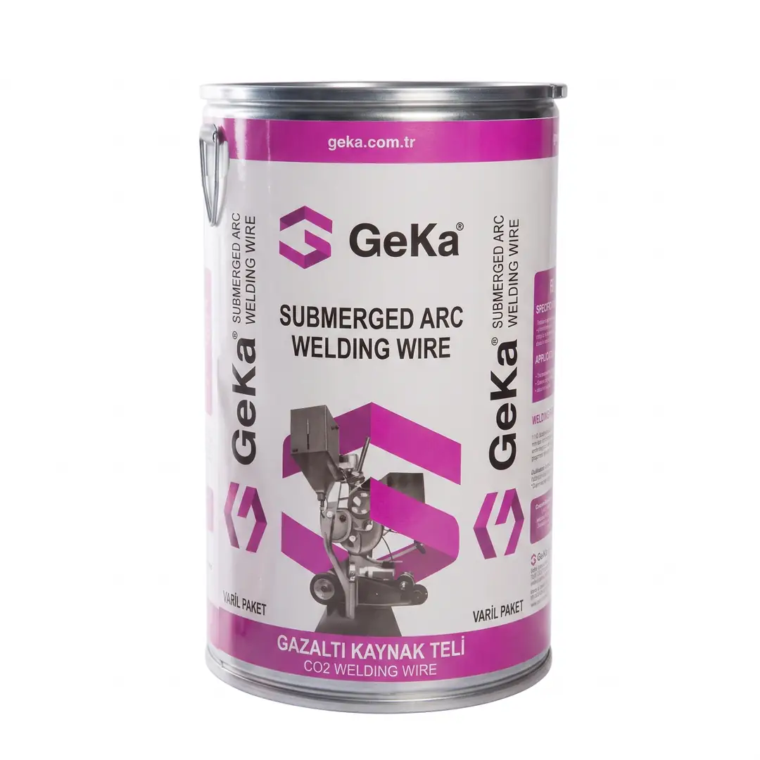 Geka 0.8Mm Sg2 Mig Gazaltı Kaynak Teli Varil 1 Kg