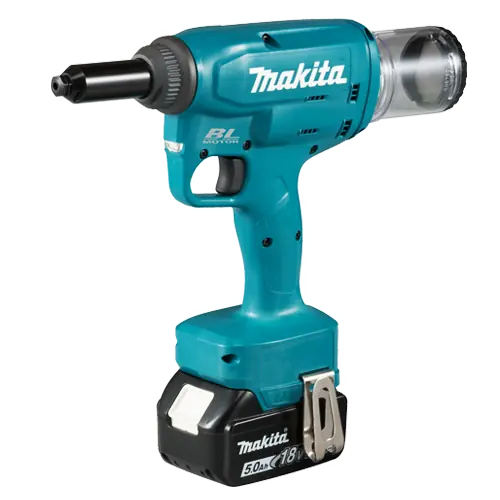 Makita DRV150RTJ Akülü Perçin Makinesi 2 Akü Ve Şarj Cihazı