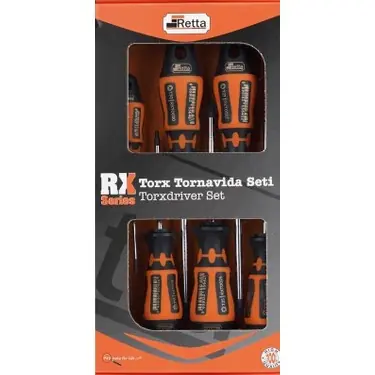 RXT6000 TORX TORNA.SETİ 6 PÇ RX SERIES RETTA