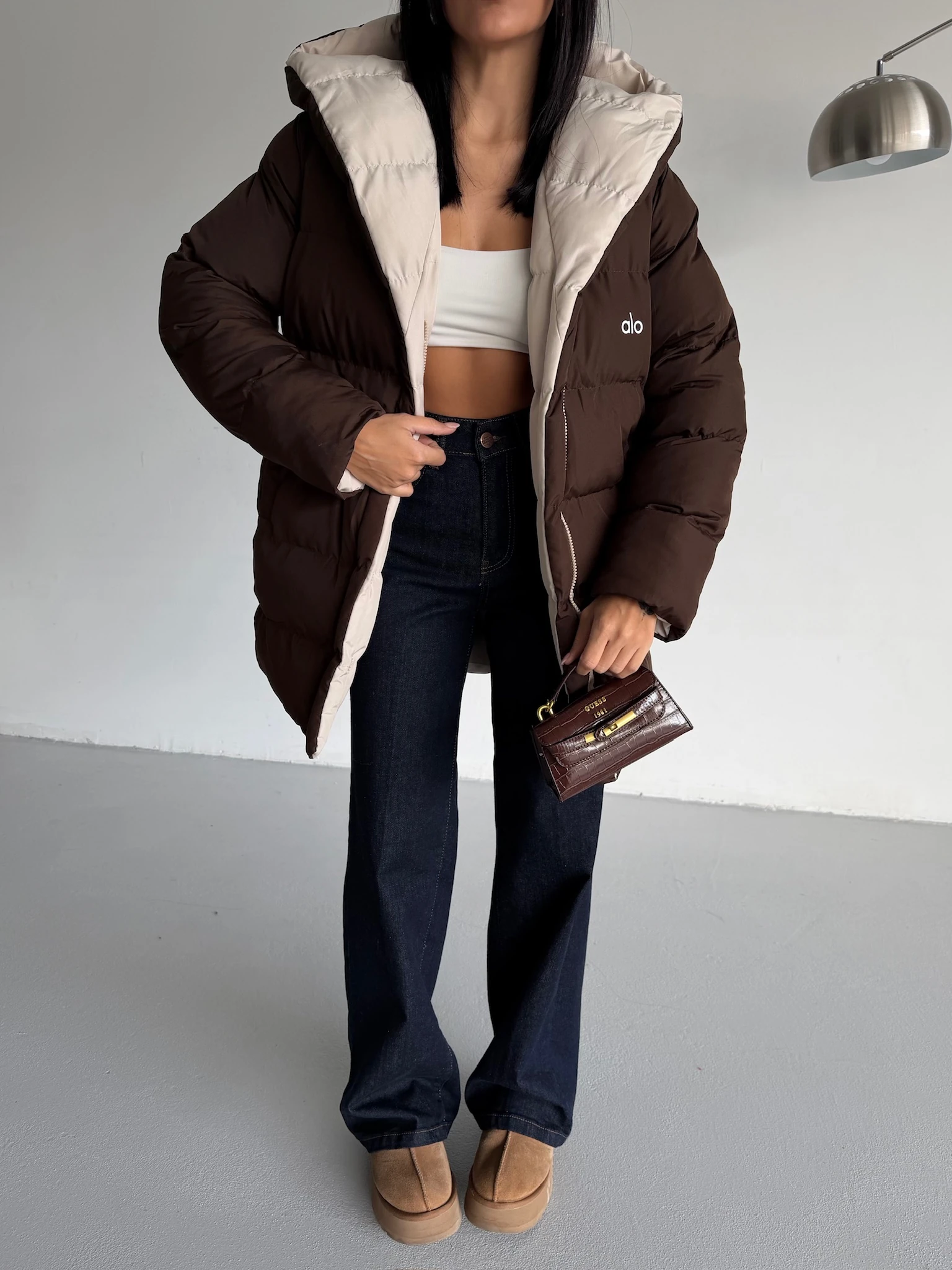 Çift Taraflı Şişme Mont