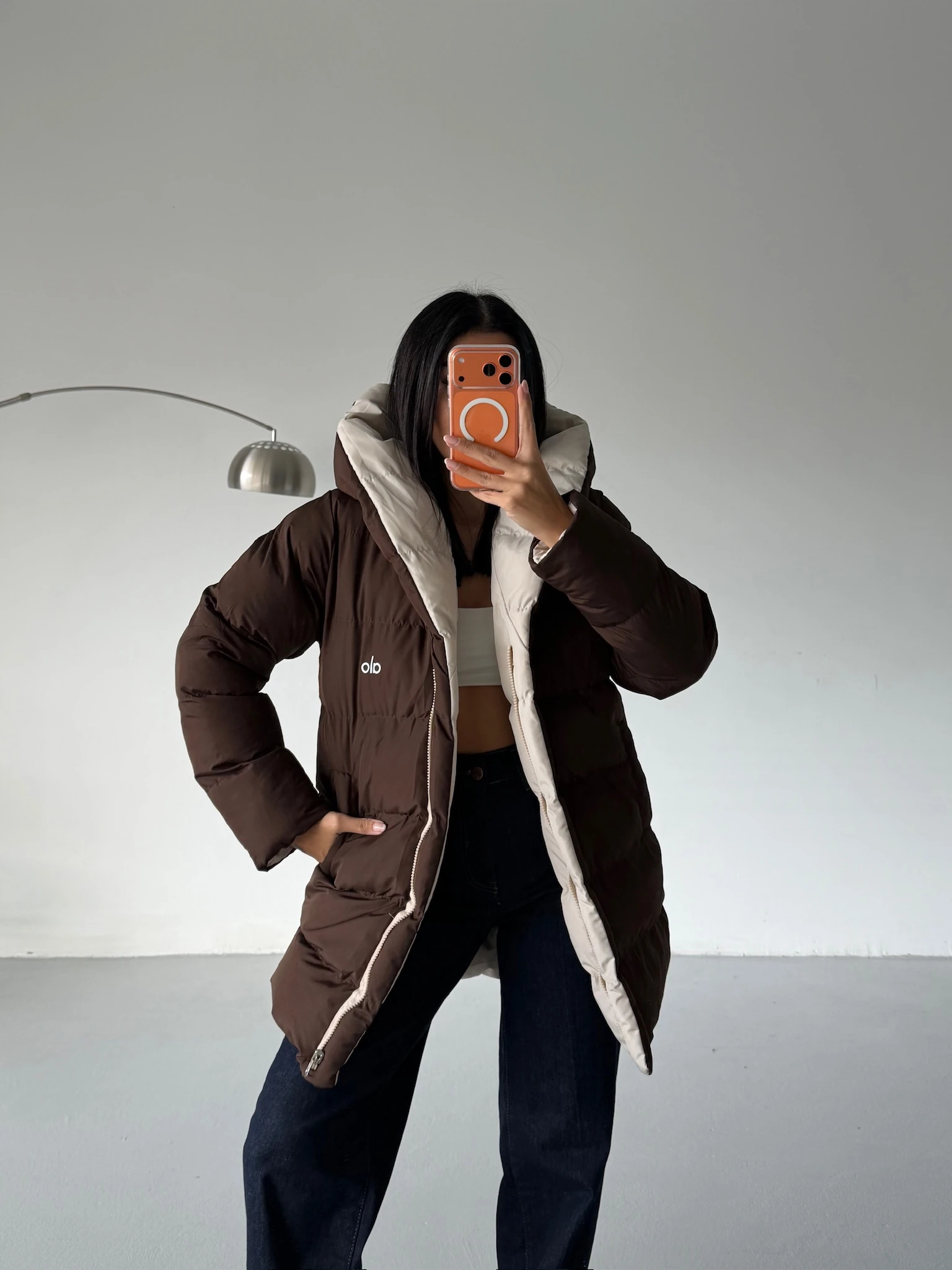 Çift Taraflı Şişme Mont