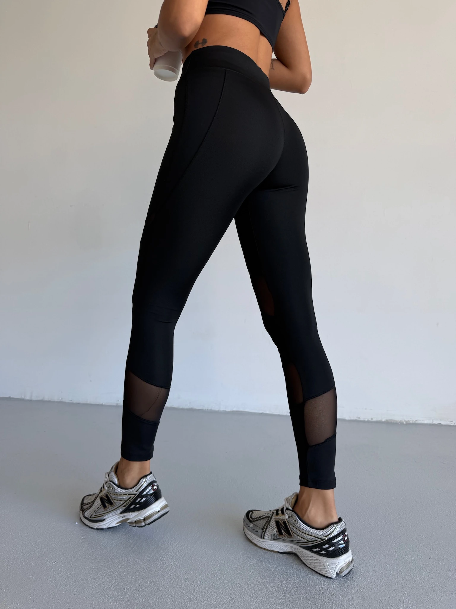 Alo Çapraz Tüllü Tayt