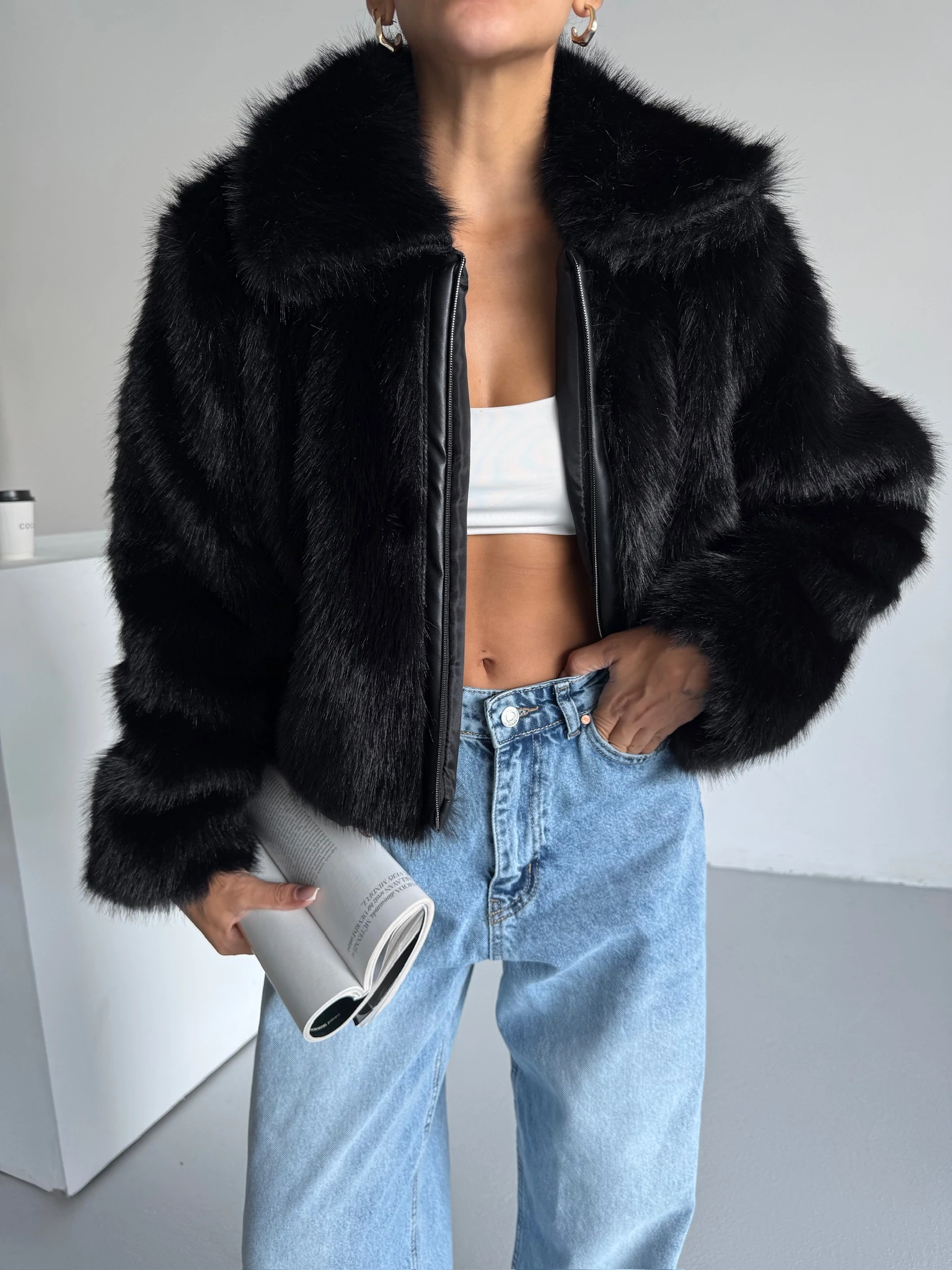 Deri Detay Premium Kürk