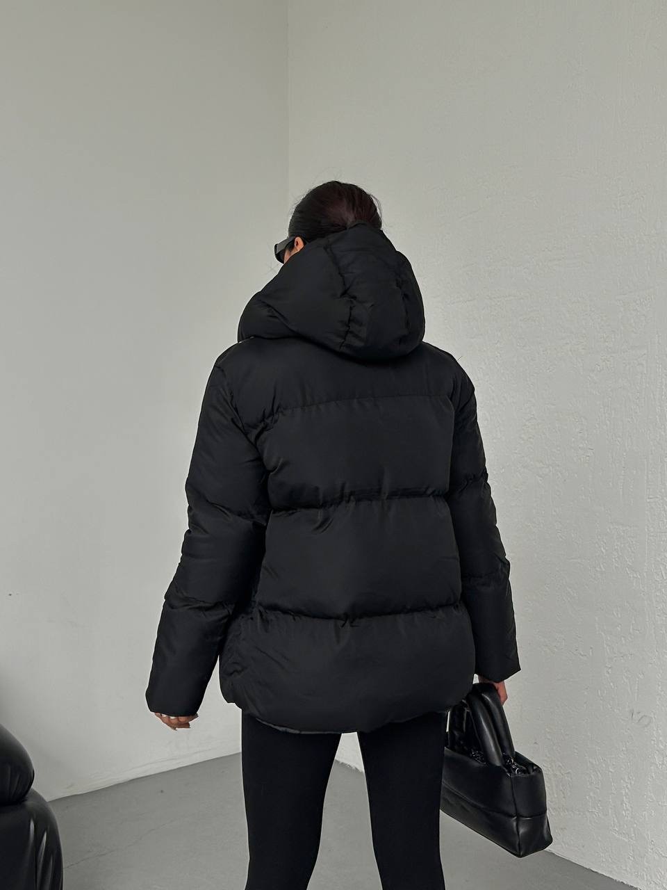 Kapşonlu Unisex Puffer Mont