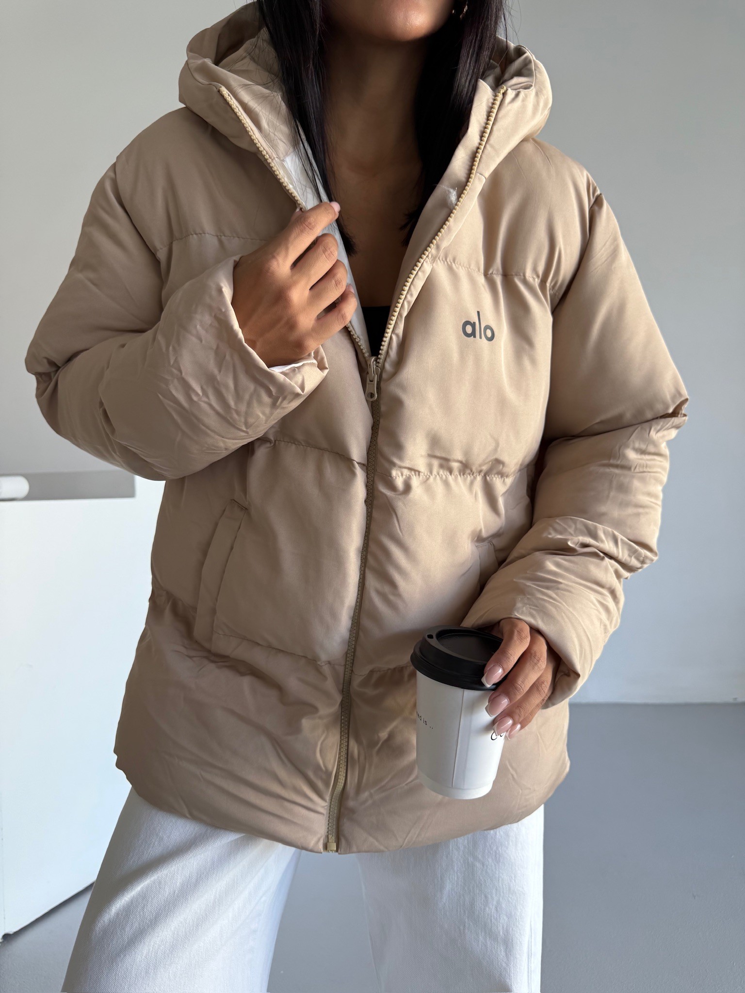 Alo Oversize Şişme Mont