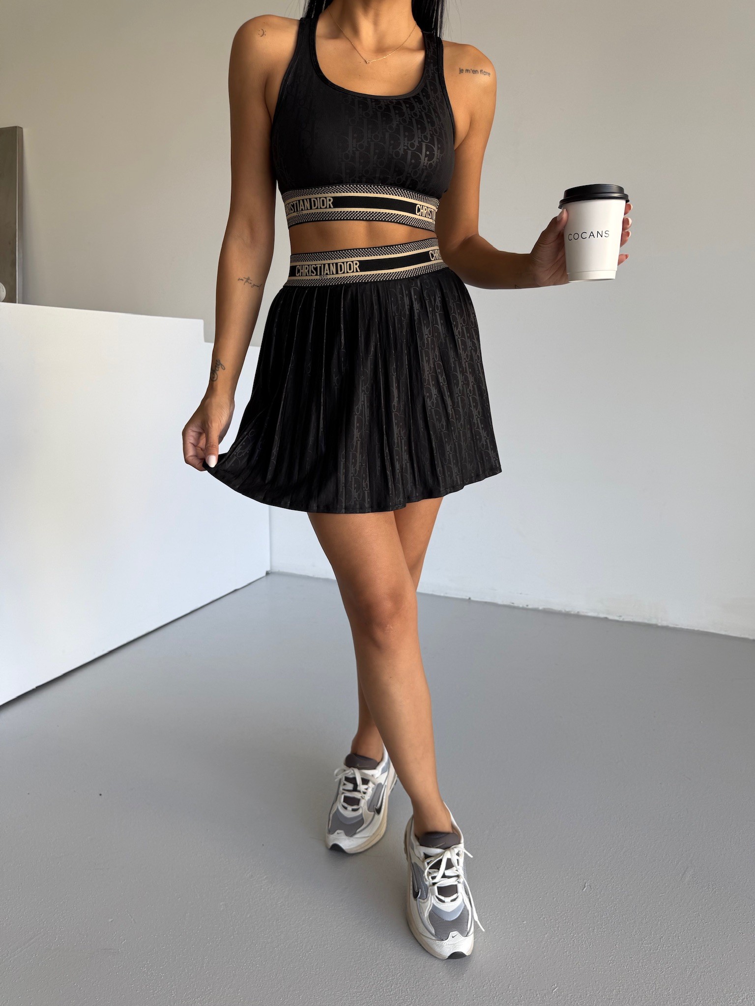 Dior Şort Etek Takım 