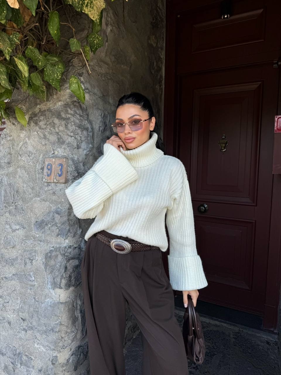 Boğazlı Triko Kazak