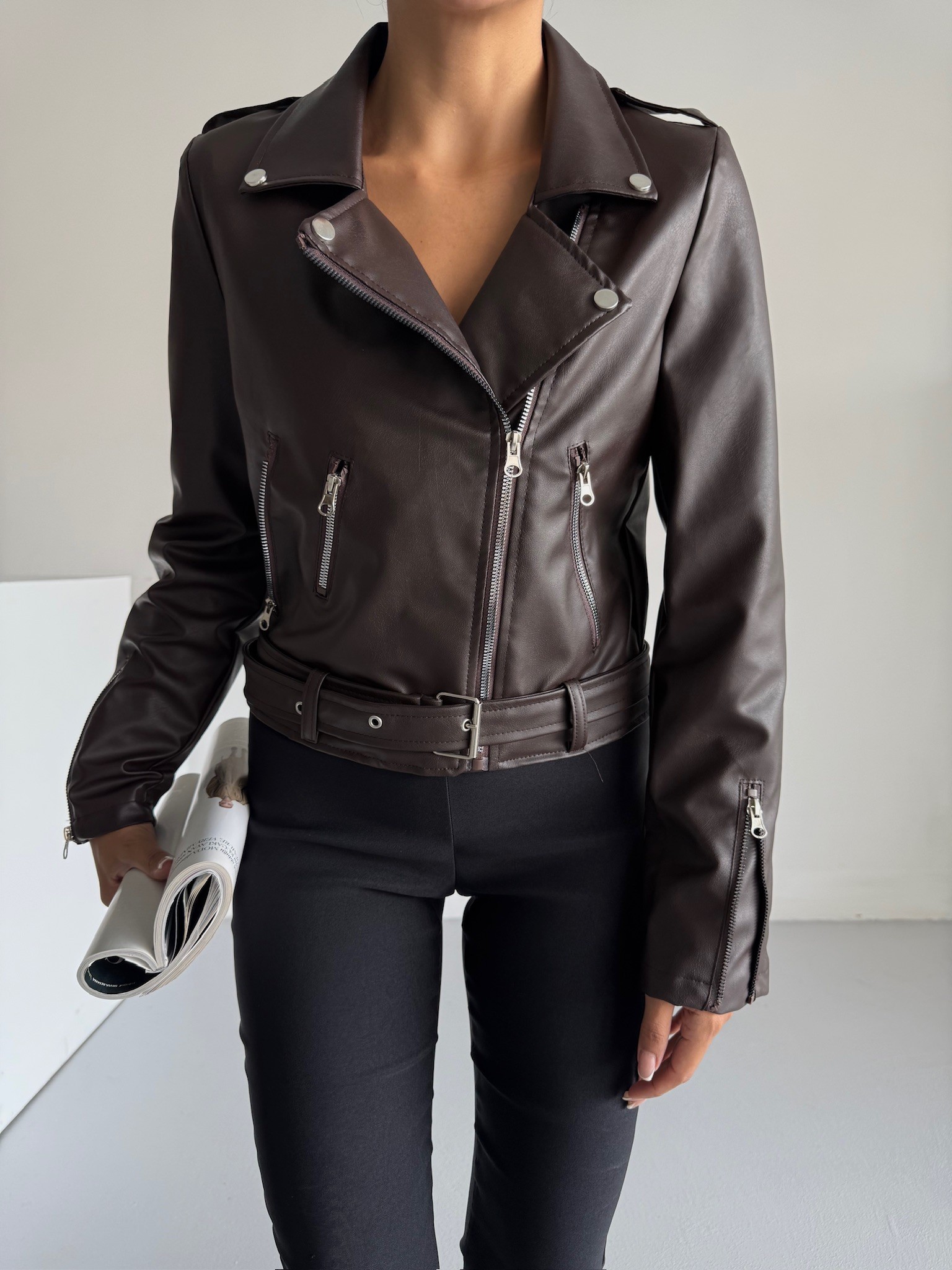 Biker Deri Ceket