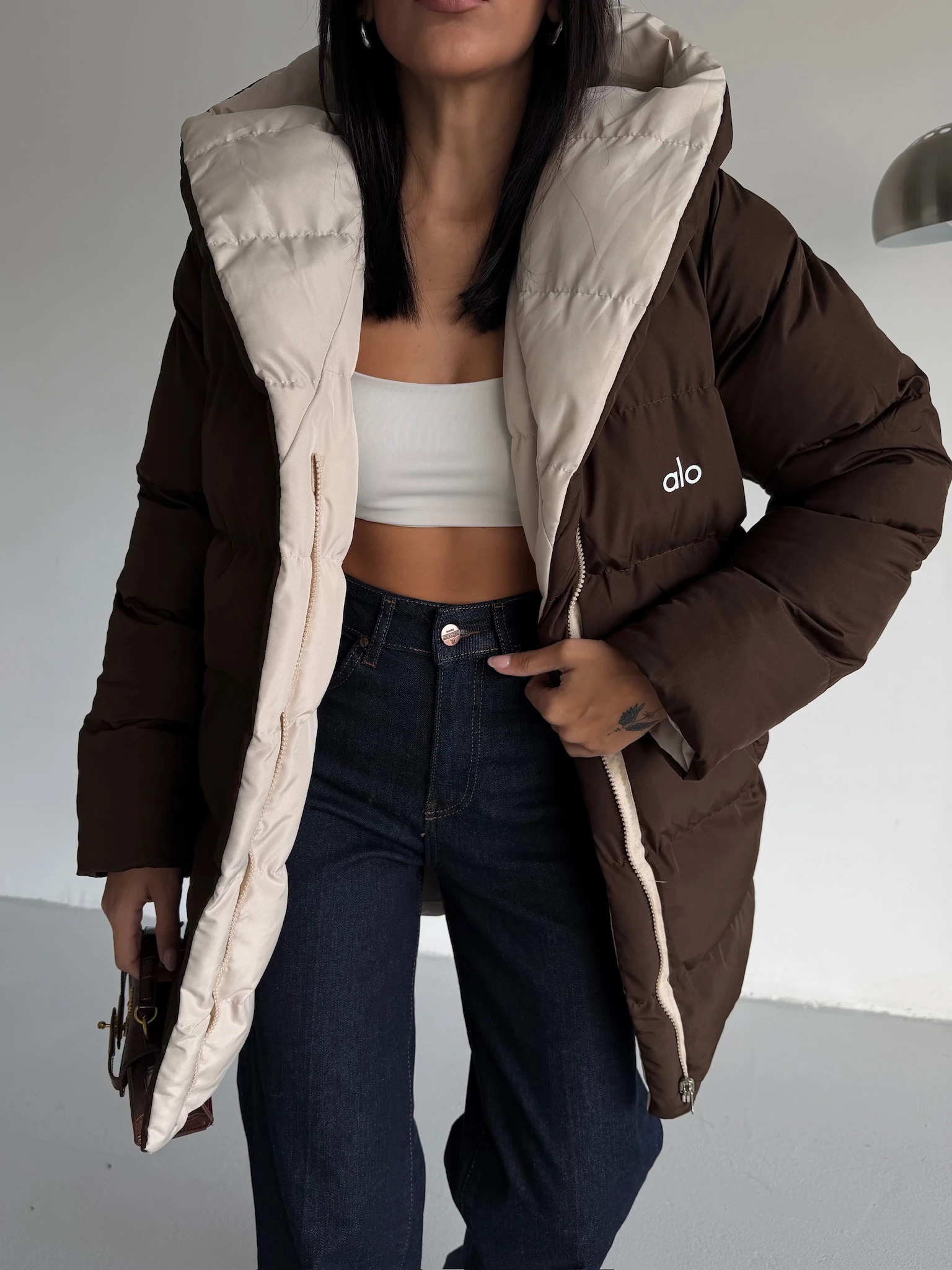 Çift Taraflı Şişme Mont