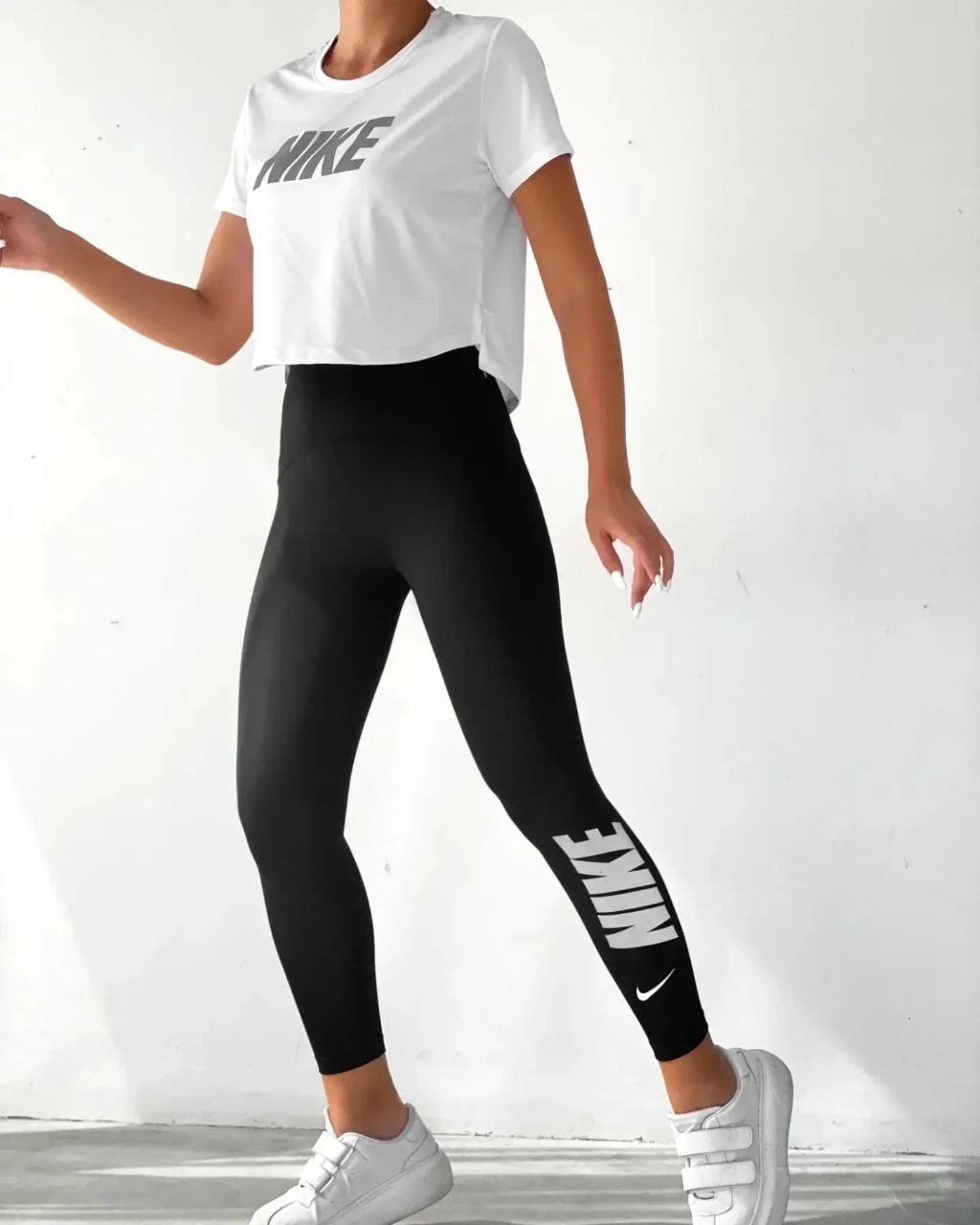 Reflektör Tshirt Tayt Takım 