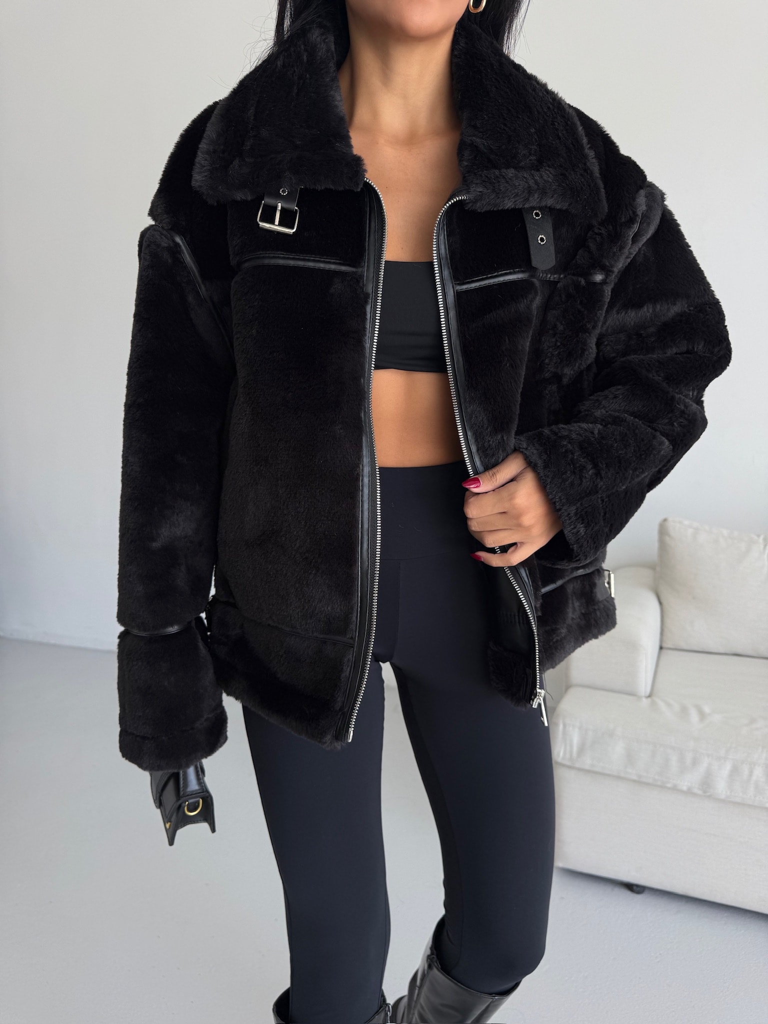 İçi Deri Kürk Ceket