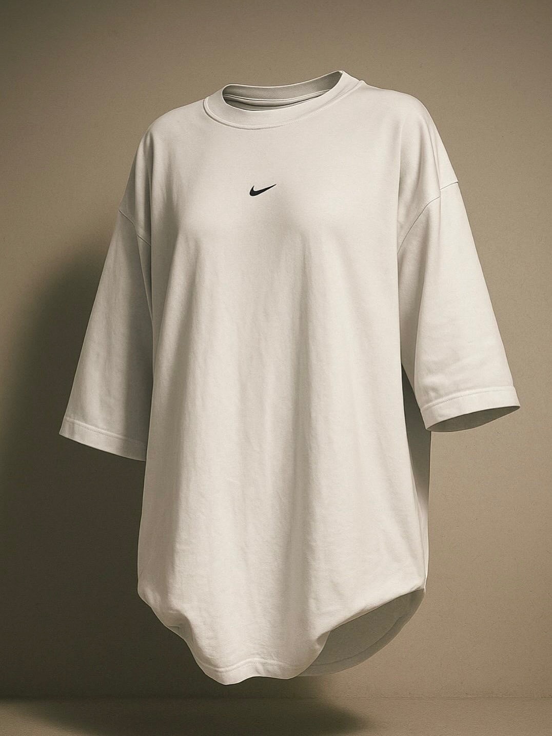 Oversize Logo Baskı Unisex Tshirt