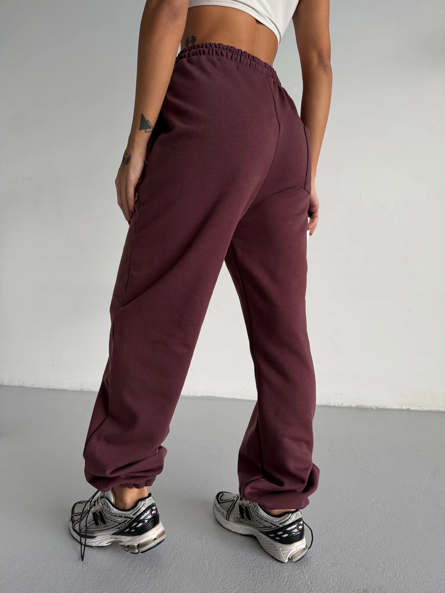 Nakışlı Oversize Eşofman