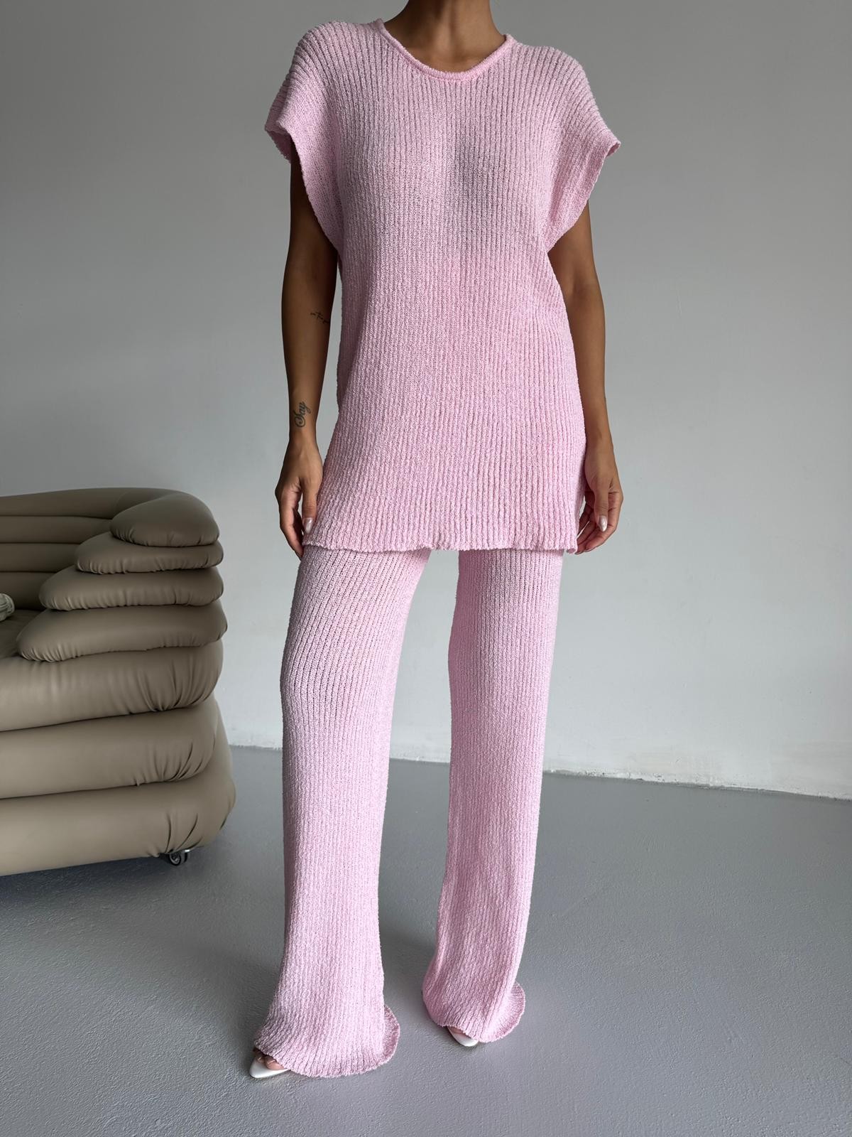 Pastel Triko Takım 