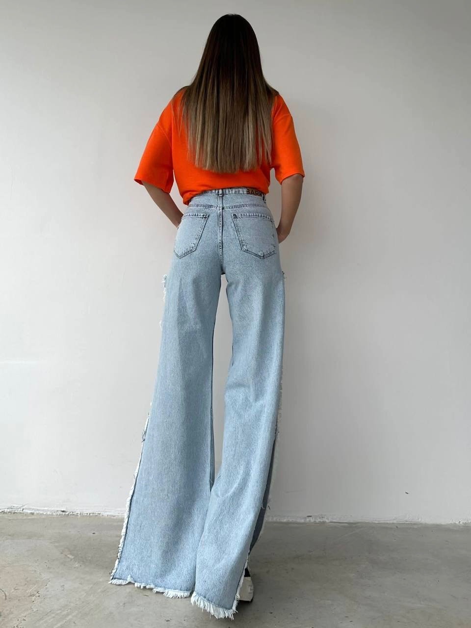 Yan Yırtmaçlı Jean