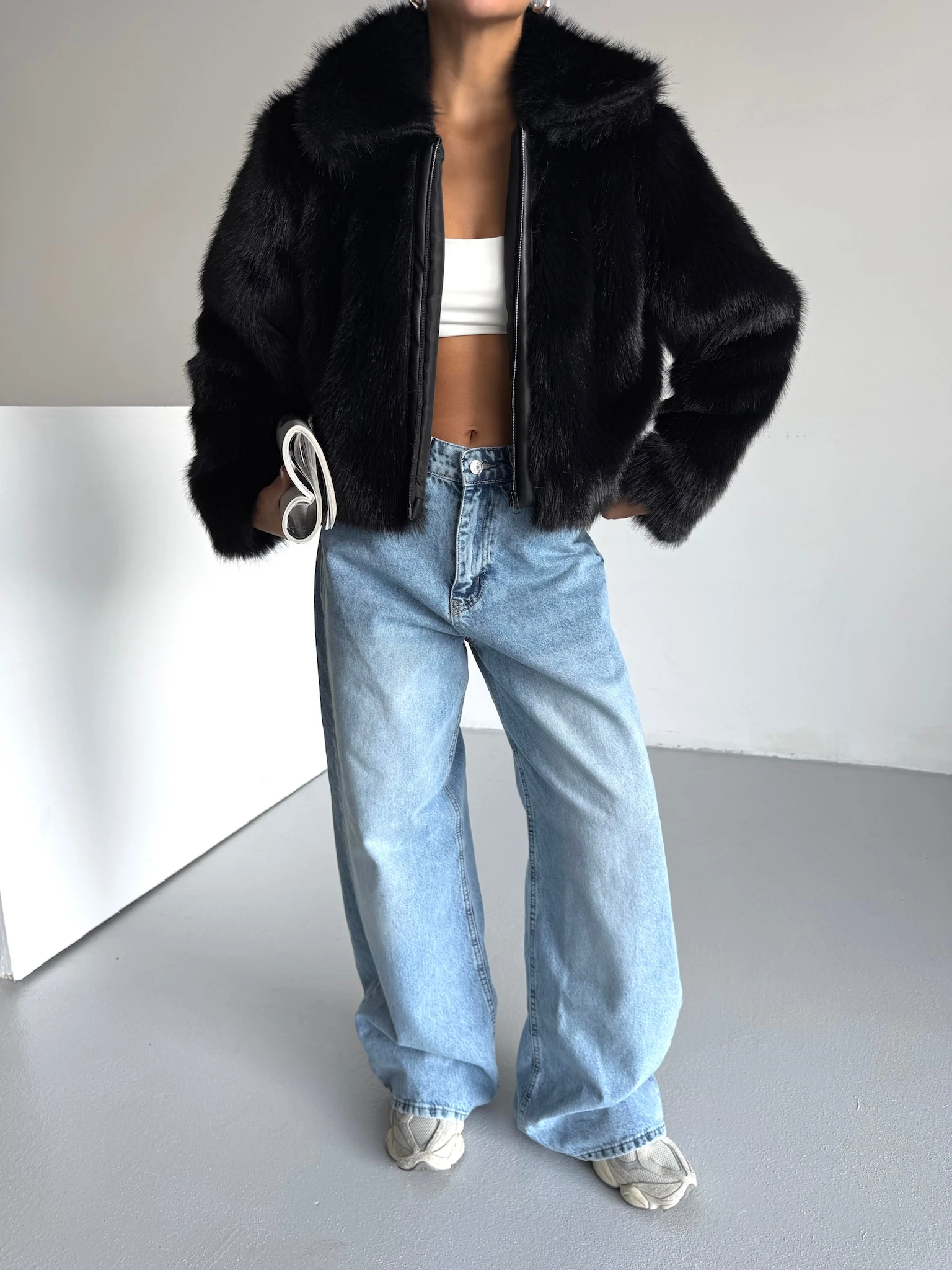 Deri Detay Premium Kürk