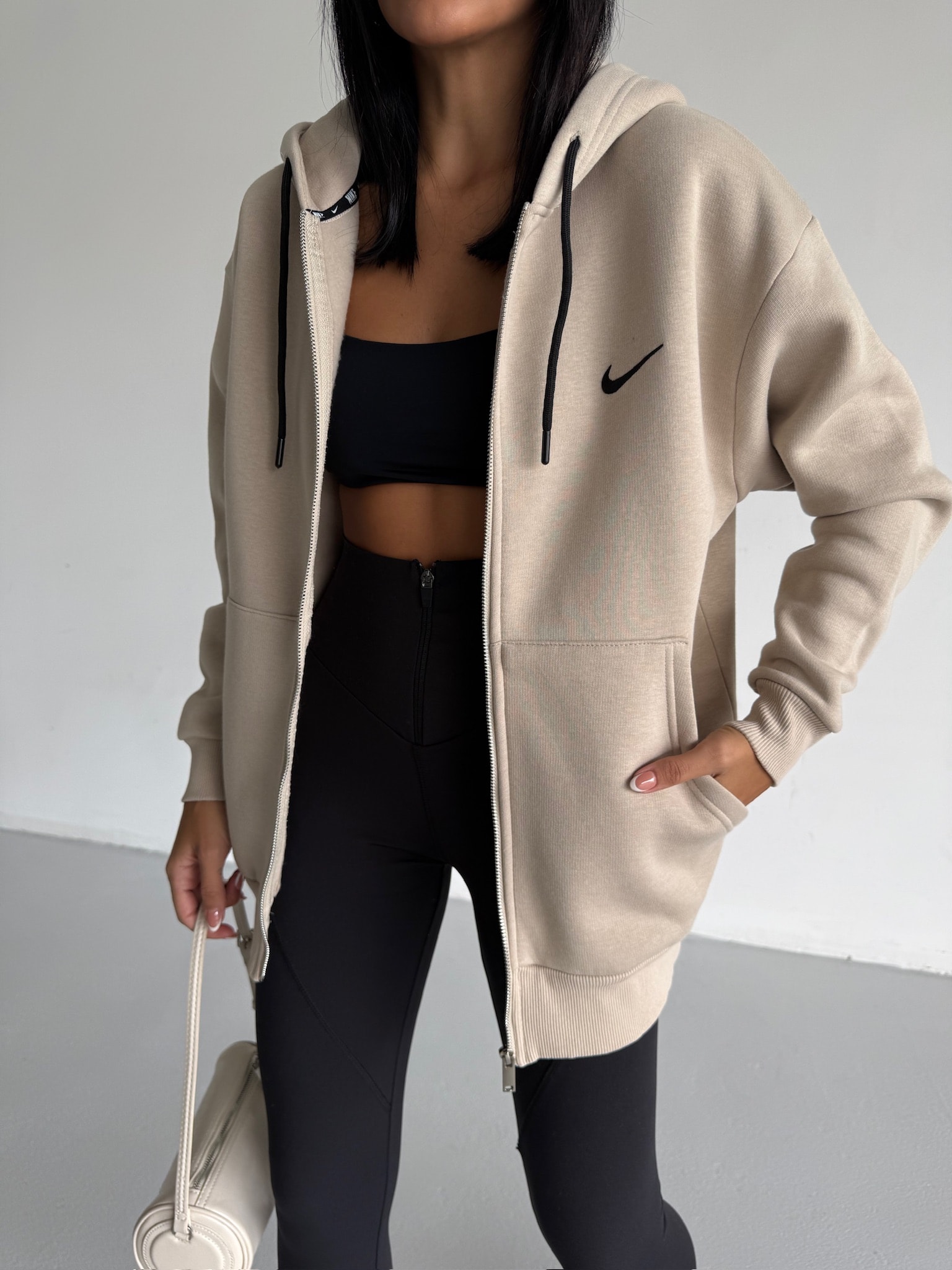 Logo Nakış İçi Polarlı Hırka