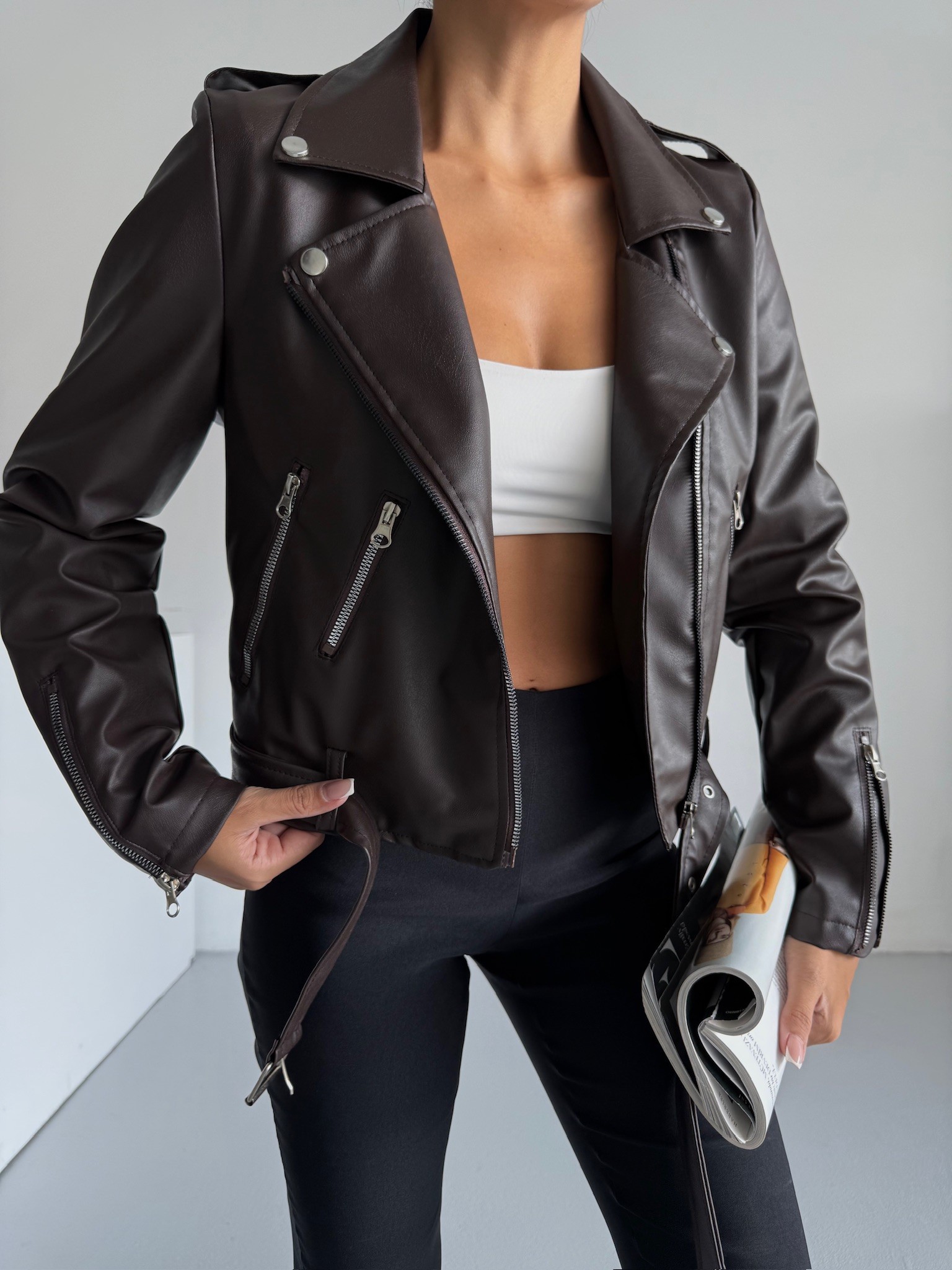 Biker Deri Ceket