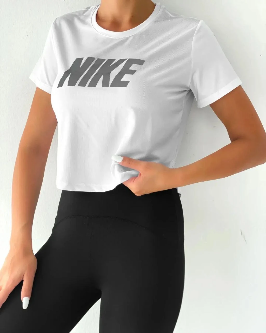 Reflektör Tshirt Tayt Takım 