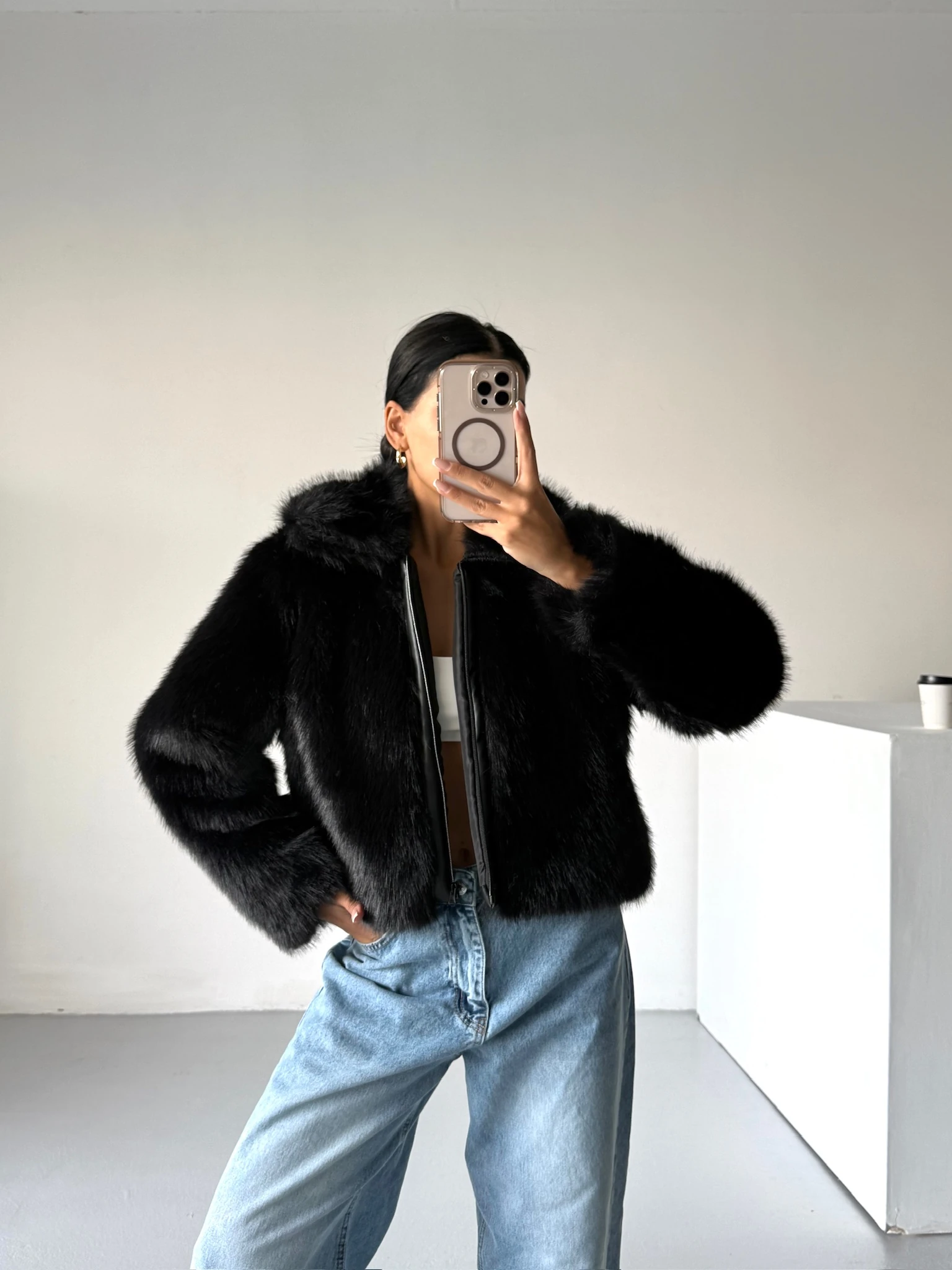 Deri Detay Premium Kürk