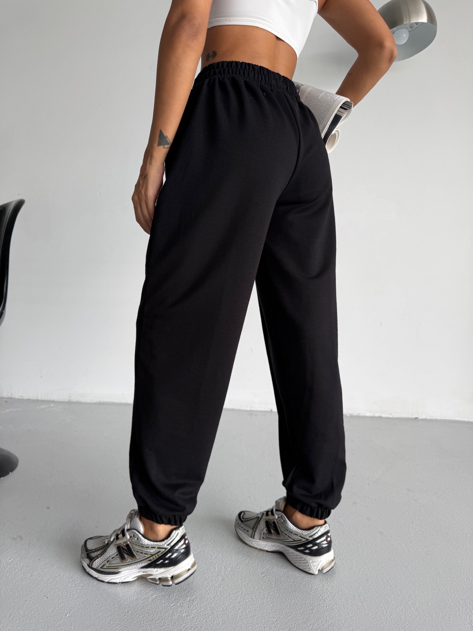 Logo Nakışlı Jogger Eşofman